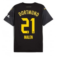 Borussia Dortmund Donyell Malen #21 Replika Bortatröja 2024-25 Kortärmad